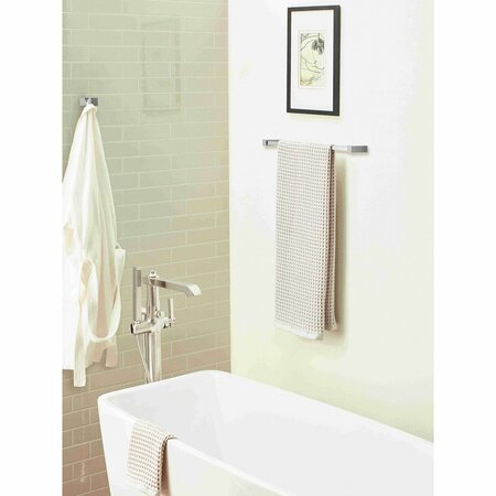 Amerock Monument Chrome Contemporary 18 in 457 mm Towel Bar BH3608326